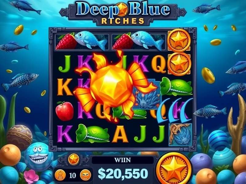 Deep Blue Riches Gameplay Screenshot